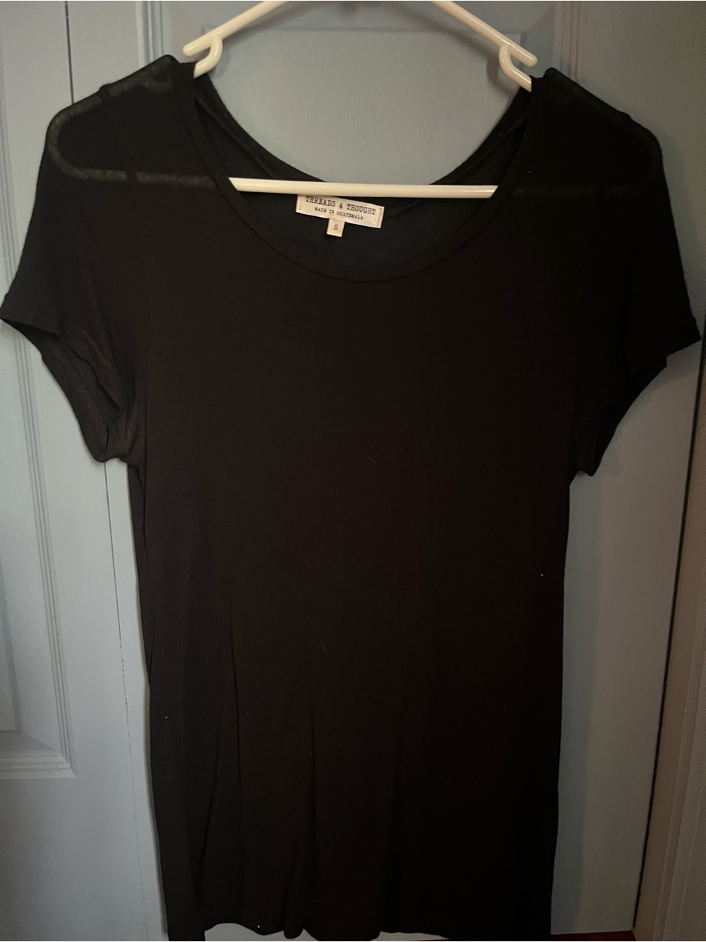 Threads 4 Thought Black Short-Sleeve Crewneck Tee